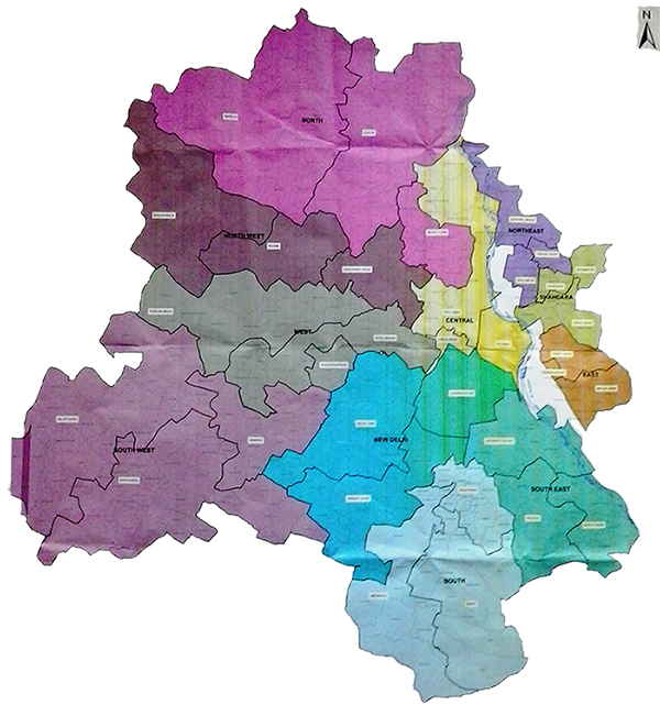 Delhi Map